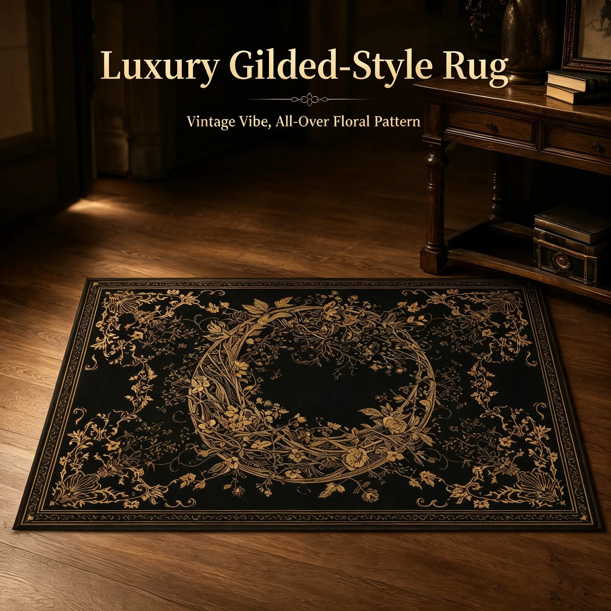 2D Carpet with Cute Little Ghosts Bows and Venus – a Sweet and Cool Girl Style Soft Adorable Vibrant and Eye-Catching – Perfect