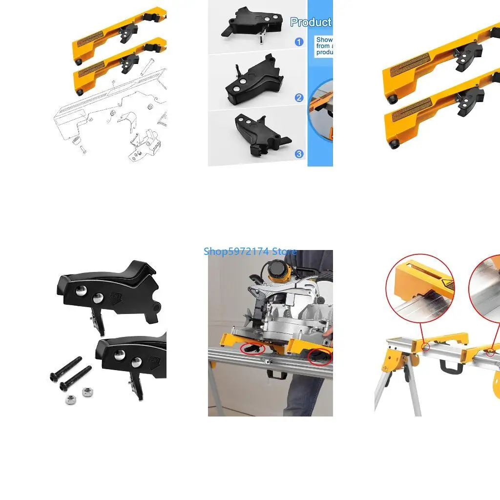 Y3NB Industrial Clamp Mounting Brackets Stand Accessory for Various Miter Sawer Models