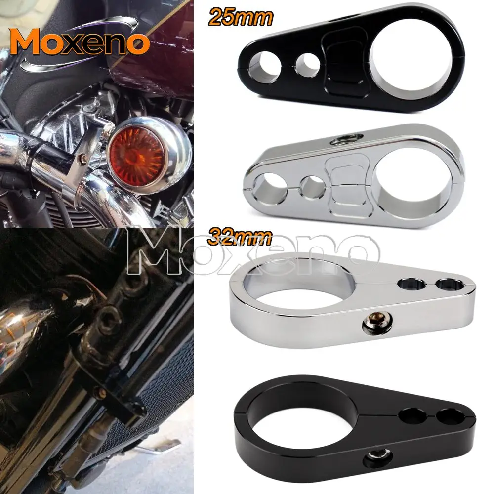 Motorcycle CNC Frame Handlebar Cable Clamp Brake Line Clutch Brake Cable Wire Clamp Clip For Harley Honda Yamaha Suzuki Yamaha
