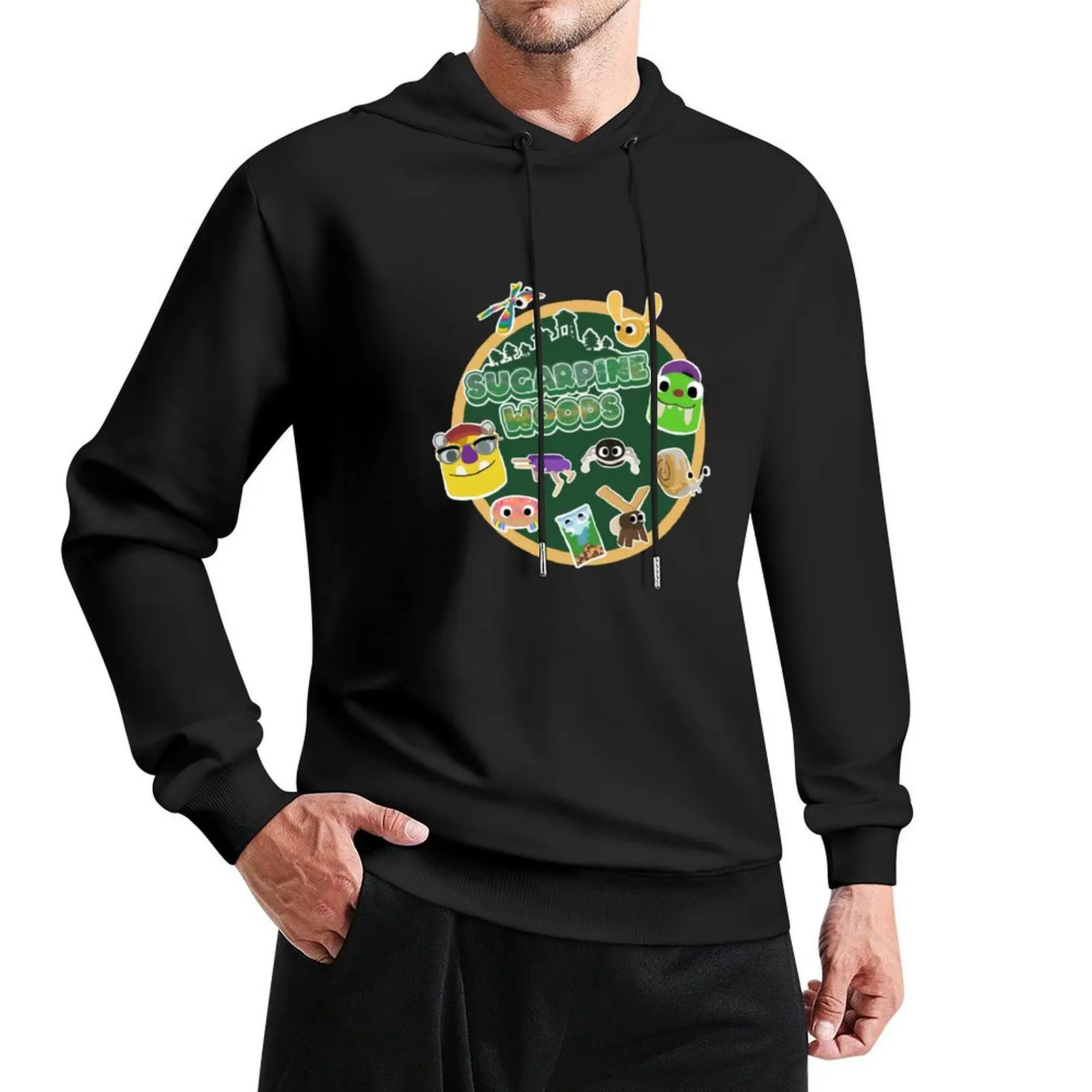 Sugarpine Woods Bugsnax Characters Bugsnax Snax and Grumpus Pullover Hoodie japanese style new in hoodies & sweat-shirt