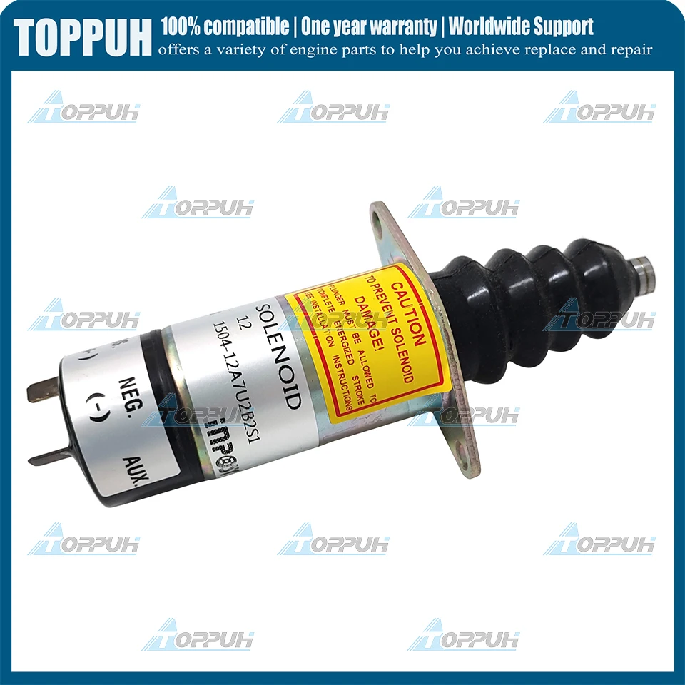 

12V 1504-12A7U2B2S1 Fuel Stop Shutdown Solenoid