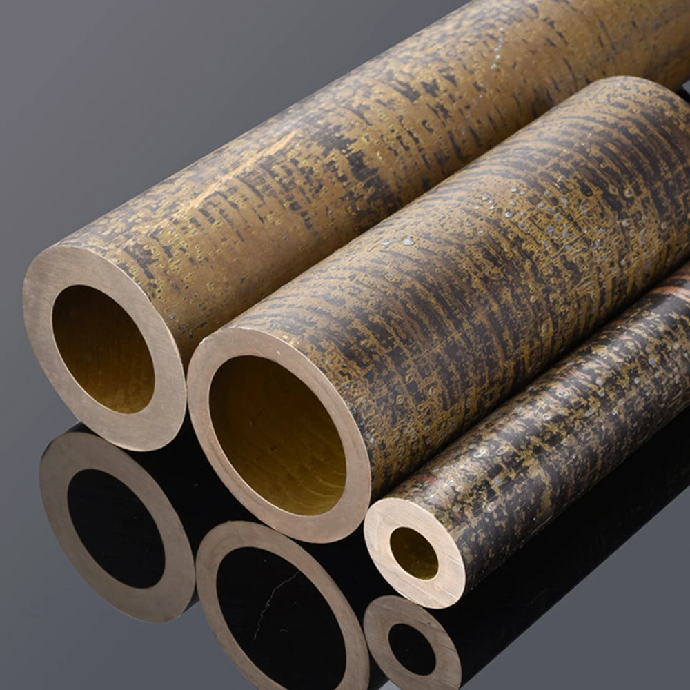 

bronze tube hollow pipe Tin brass tube, sleeve, wear-resistant customize 20mm to 100mm