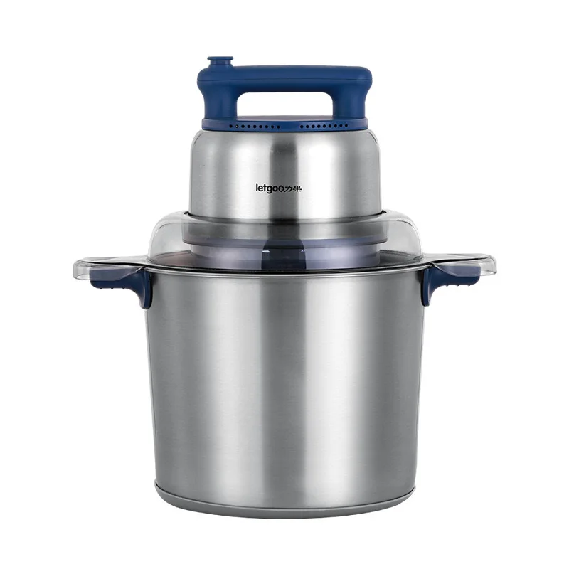 220V 8L Electric Meat Grinder Commercial Household Electric Stainless Steel Meat Grinder Kitchen Broken Meat Processing Machine
