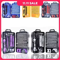 Computer Repair Kit 115 in 1 Screwdriver Set Magnetic Precision Torx Phillips Hex Bits Kit for Laptop Phone Watch Hand Tool