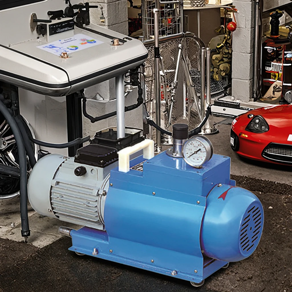 مضخة المختبر الكهربائية WX-8 من سلسلة Wx مضخة فراغ دوارة بدون زيت