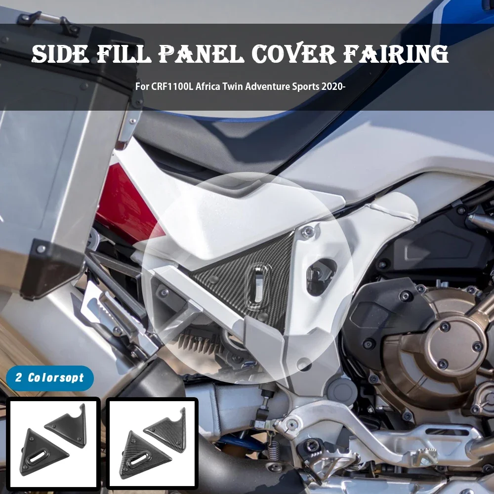 

Motorcycle Side Fill Panel Cover Fairing Protector Set For Honda CRF1100L CRF 1100L Africa Twin Adventure Sport 2020 2021 2022