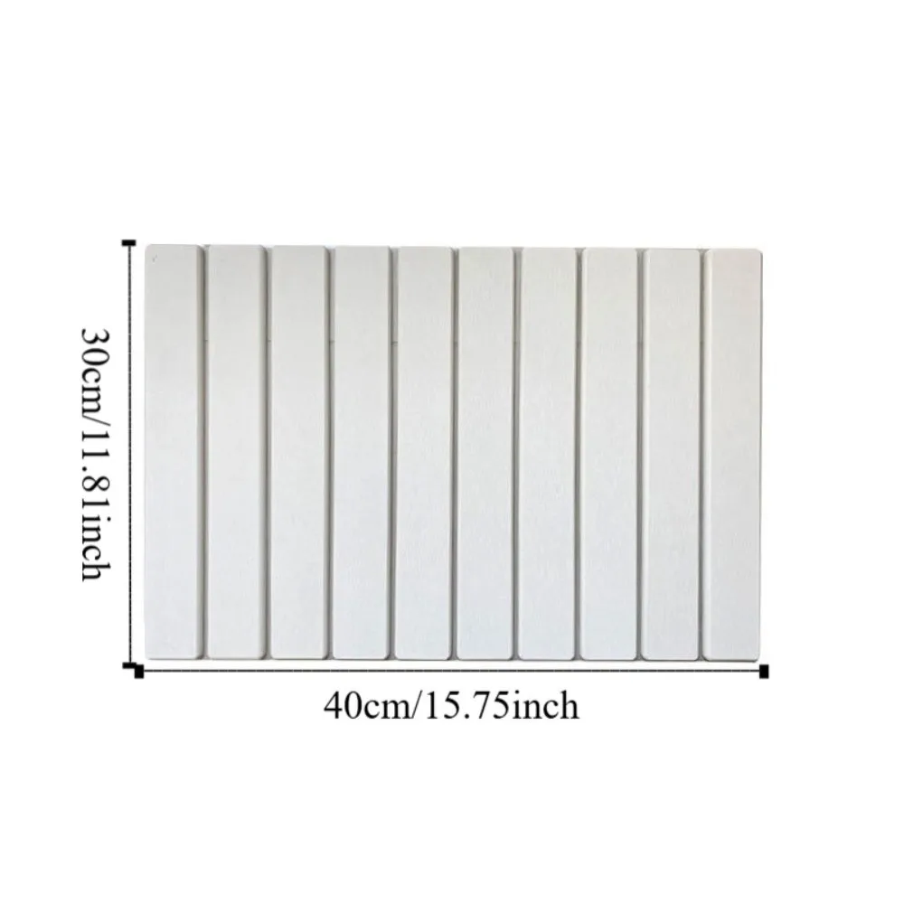 متعددة الأغراض المحمولة بساط تجفيف الأطباق المشطورة الطين عدم الانزلاق التجفيف السريع حصيرة طوي عالية الامتصاص مكان حصيرة طاولة مطبخ #6