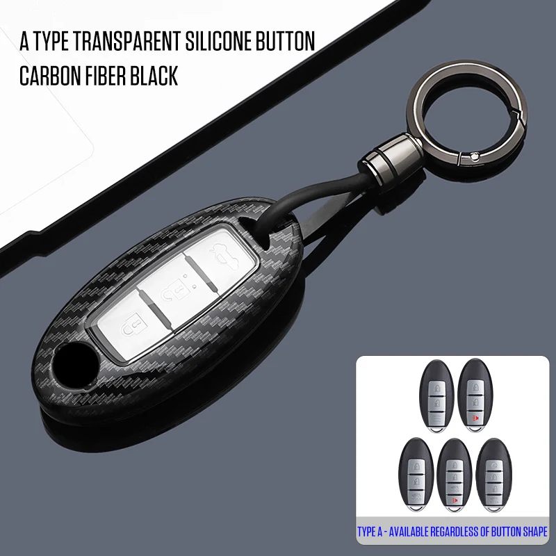 ABS Plastic Car Key Shell Case Cover for Infiniti G25 G35 G37 Q50 Q60 Q70 QX55 JX35 QX50 QX60 QX80 Bag Fob Auto Accessories view 5