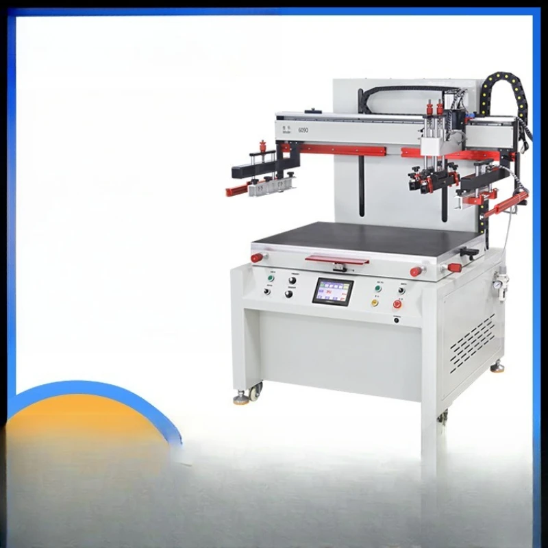 HP-6090FV Large Planar Double Motor Screen Printing Machine, Screen Ink Solder Paste Glass Plastic Shell Screen Printing Machine