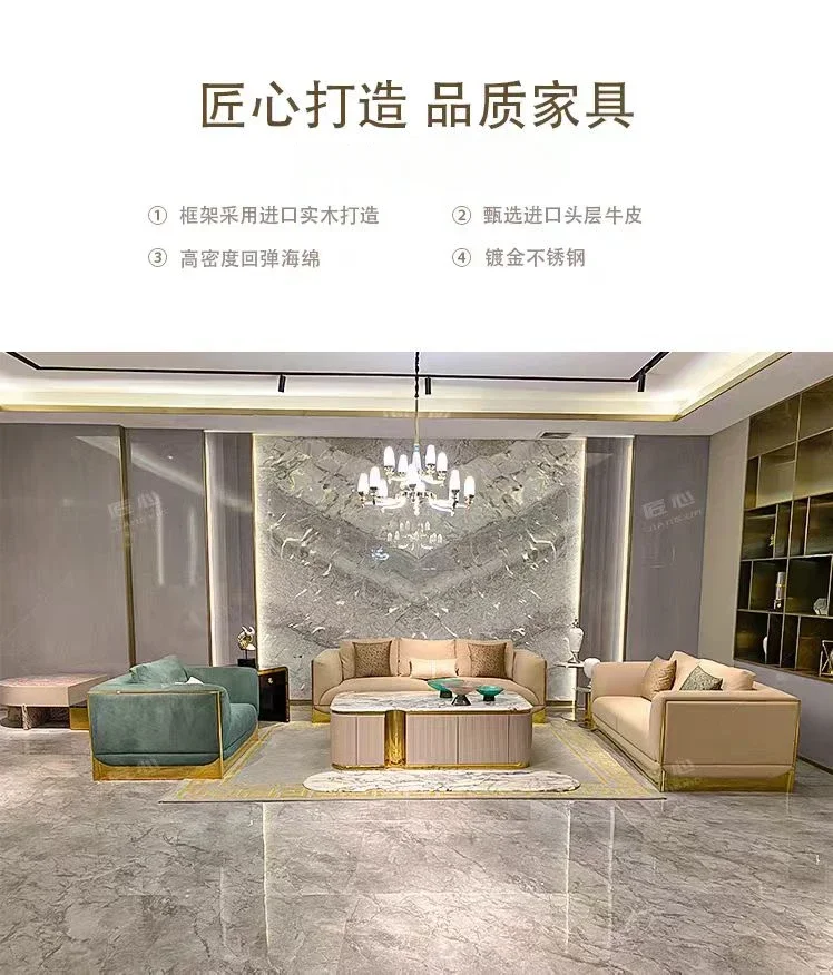 Conjunto de sofá clássico retrô de madeira maciça