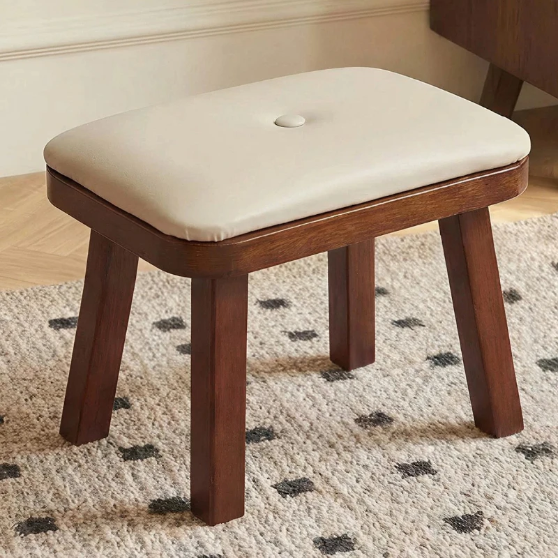 Shoemaker Relaxing Foot Stool Nordic Elegant Lounge Office Foot Stool Dressing Tble Portable Foot Rest Under Desk Furniture
