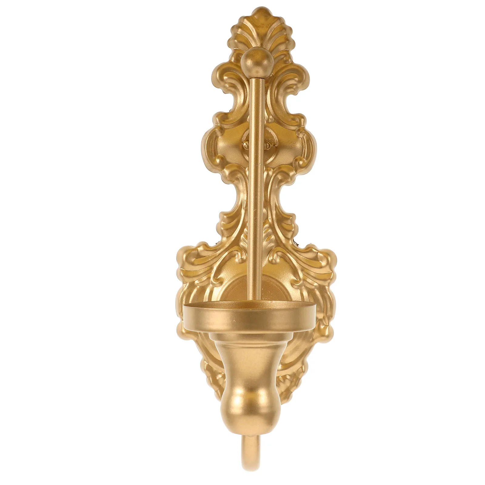 

European Wall Holder Iron Metal Wall-Mounted Candlestick Home Decor Living Room Bedroom Office Banquet Wedding Durable