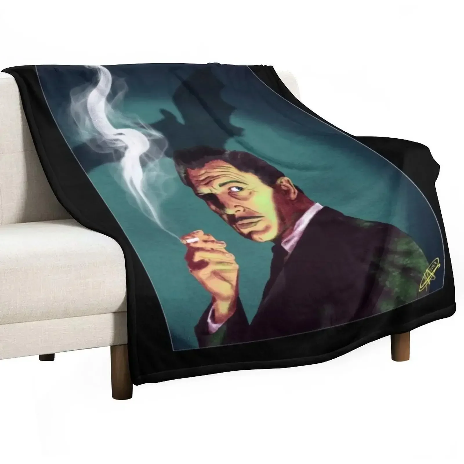 Vincent-Price Throw Blanket For Sofa Thin Multi-Purpose Plaid Tourist Shaggy Thermals For Travel Blankets