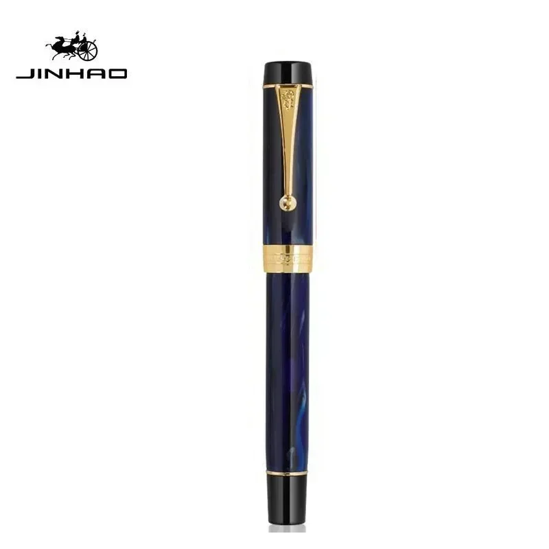 Jinhao 1,0 Füll federhalter transparentes Harz Luxus stift m/f/ef/mm extra feine Feder Schreibstifte Schreibwaren Büro Schul bedarf