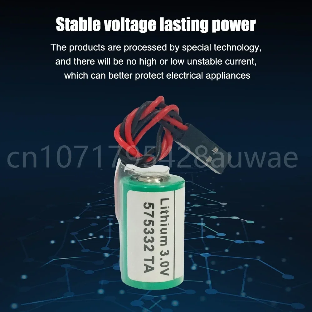 4 قطعة الأصلي الجديد 575332   تا 575332 بطارية ليثيوم TA 3V 6FC5247-0AA18-0AA0 840D NCU CNC مع مقابس سوداء