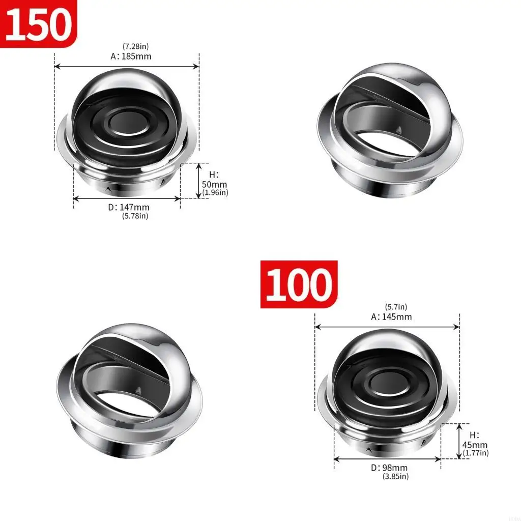  Rainproof Exterior Wall Exhaust Vent Outlet Chimney Caps For Exterior Wall