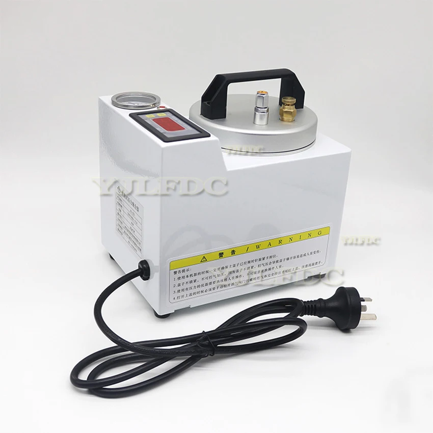Dental Polymerizer Portable Curing Pressure Pot Dental Lab Polymerizing Digital Display Adsorption Silicone Rubber Repair 220V