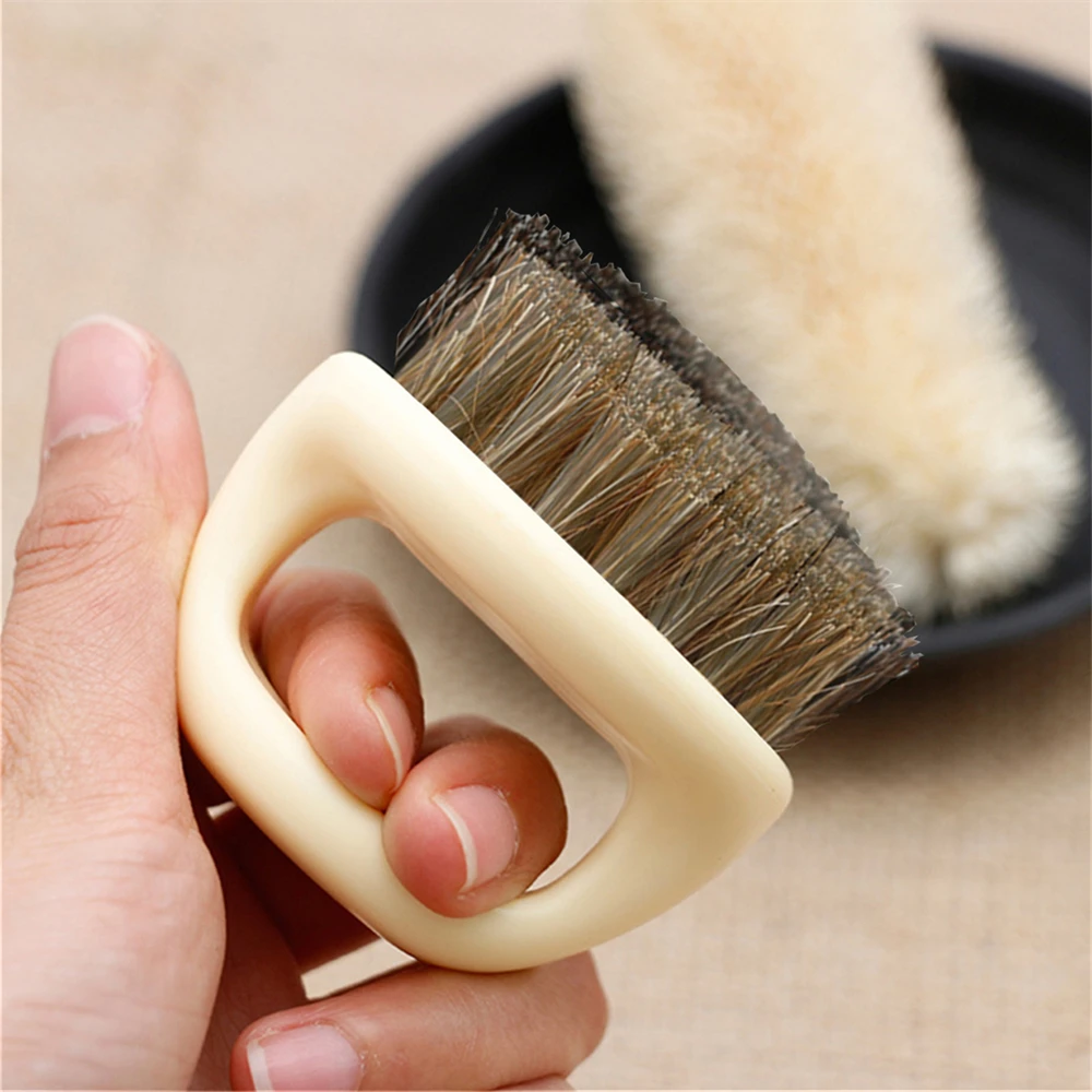 

1 шт. Щетка для чистки волос - профессиональный парикмахерский и косметический инструмент, щетка для удаления пыли на шее и лице, используется для бороды и волос