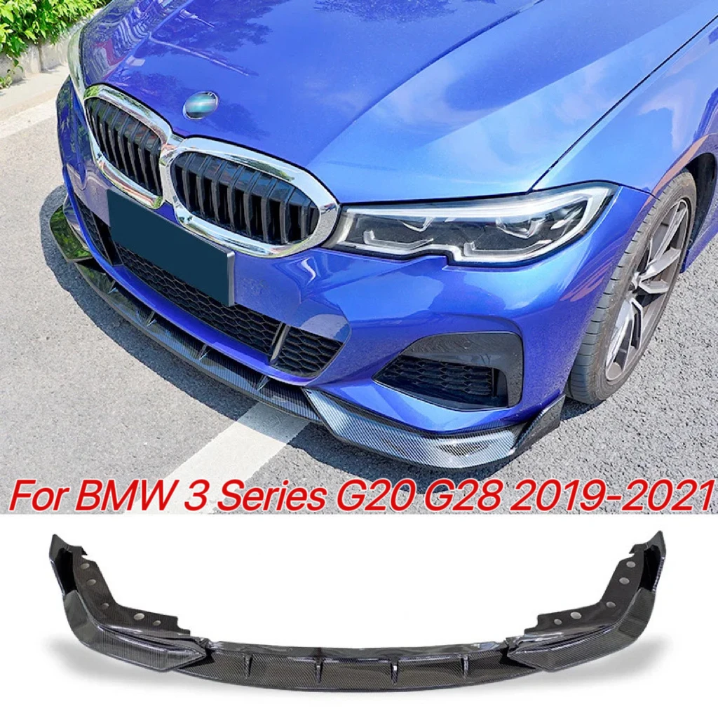 

Front Bumper Lip Side Splitter Spoiler Body Kit Deflector Guards For BMW 3 Series G20 G28 M340i 2019 2020 2021 Car Accessories