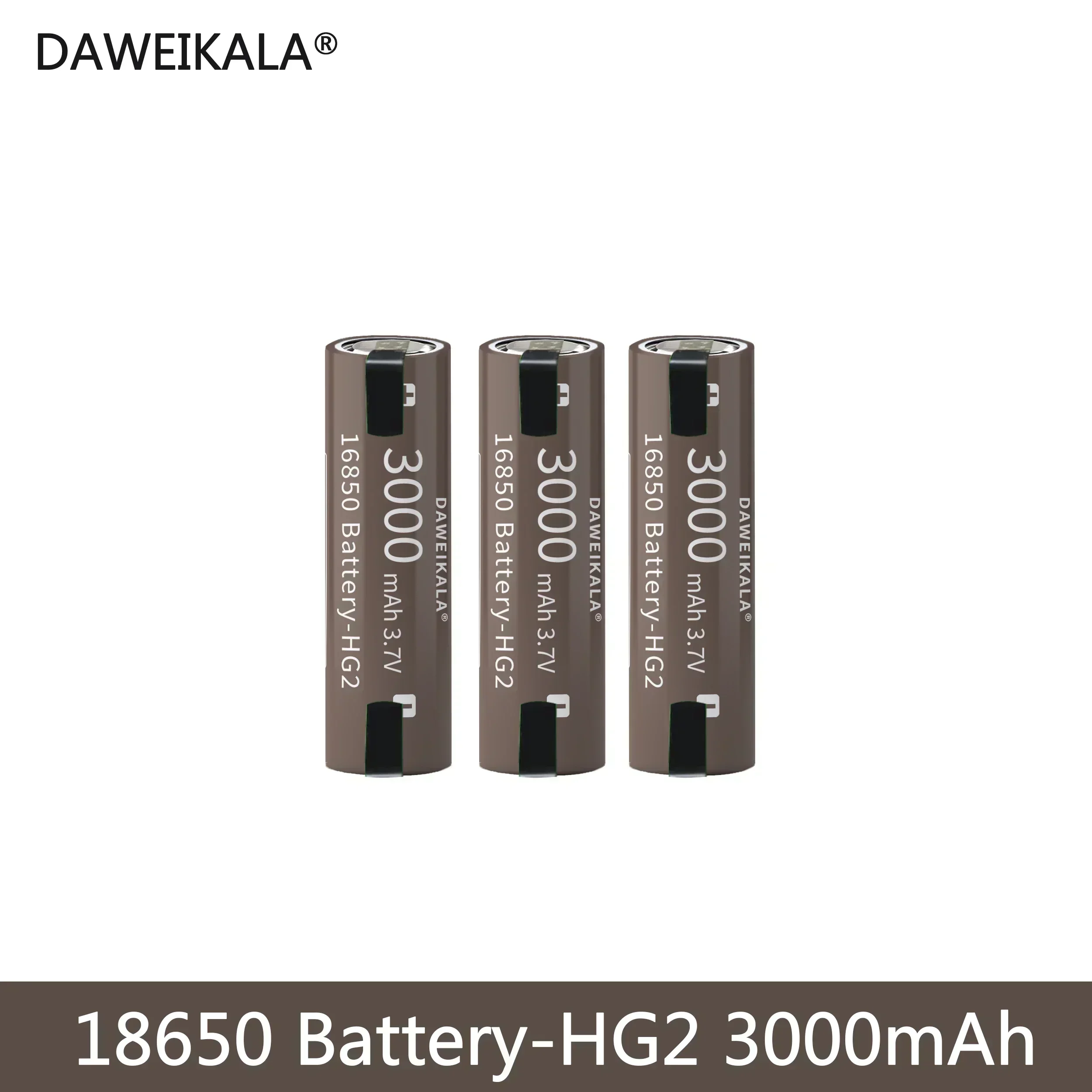 Original  HG2 Lithium-ionen-akku 3,7 V 18650 batterie 3000mAh + DIY Nicke