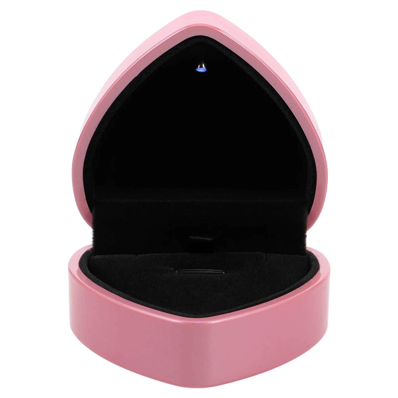 

Светодиодная коробка для ожерелья в форме сердца, креативный футляр для ювелирных изделий, дисплей с подсветкой, подарочная коробка для хранения ювелирных изделий, аксессуары для ожерелья