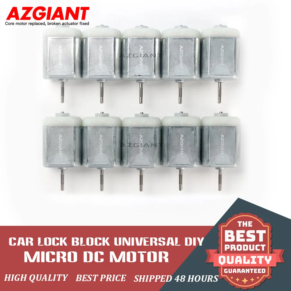 

AZGIANT 10pcs FC280 DC Motor 12V for Automotive Central Locking Door Lock Rearview Mirror Folding DIY Micro motor Accessories