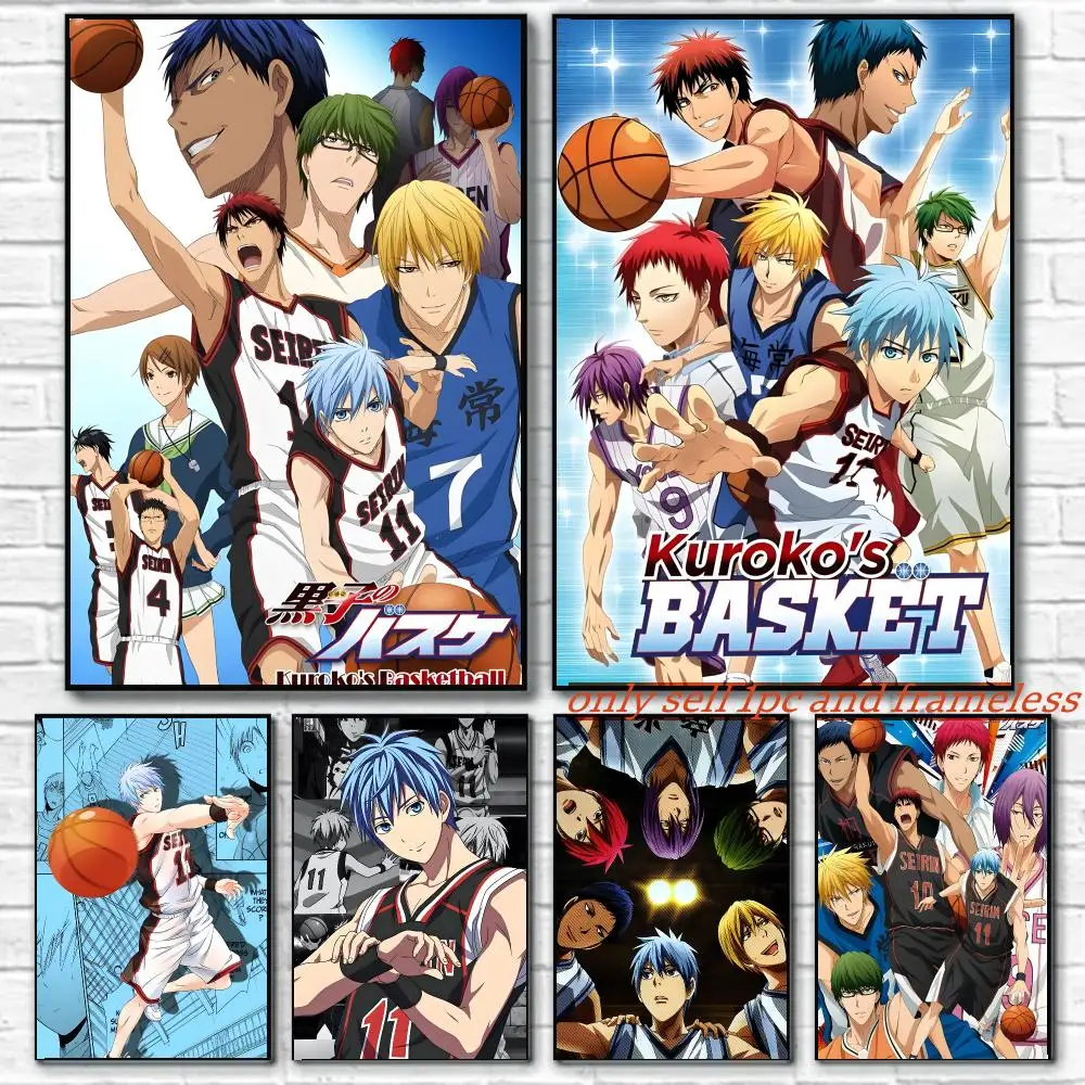 K-kuroko No B-basuke Anime Poster Premium PP Wall Decal - Peel & Stick, HD Print, Waterproof Home Decor