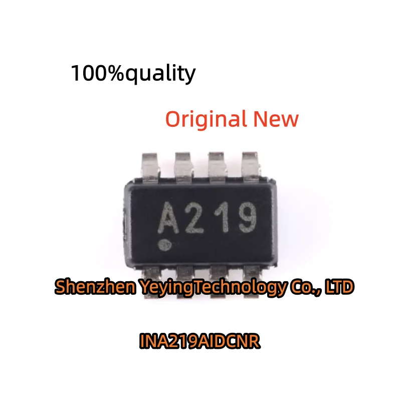 1Pcs Ina219Aidcnr Smd Chip for A219 Sot-23-8 Current/Voltage/Power Monitor, with Silk-Screen Printing