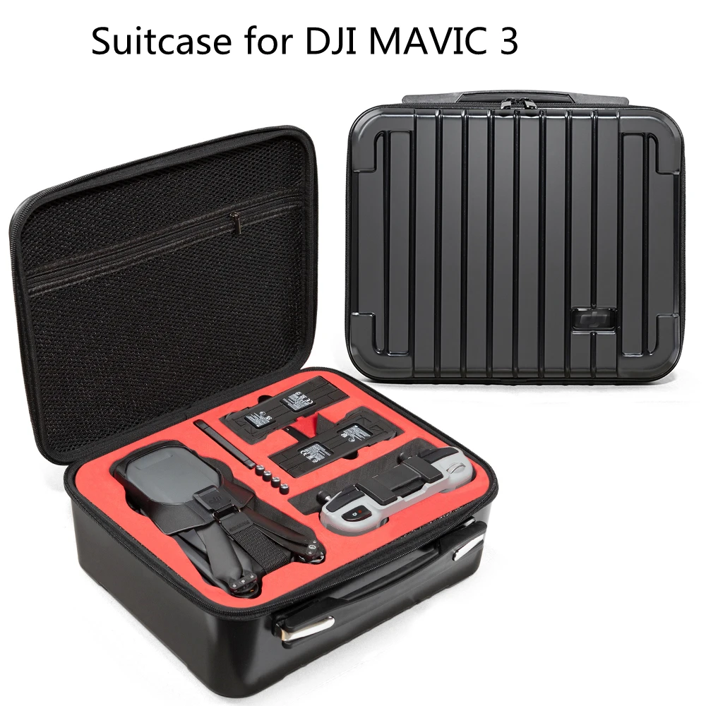 Suitable for DJI MAVIC 3 storage bag for Mavic 3 suitcase storage waterproof and anti-collision accessory box black