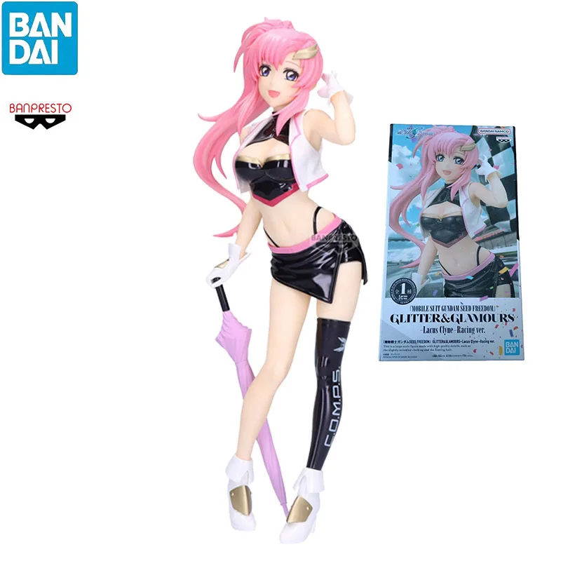

Banpresto Glitter&glamours Mobile Suit Gundam Seed Freedom Pvc 22Cm Lacus Clyne-Racing Girl Styling Collection Model Toy