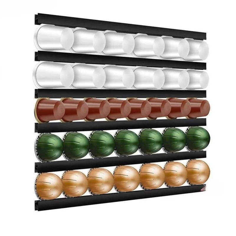 

Подстаканник F-F K Скрытый стиль Держатель для капсул для кофе, Магнитные самоклеящиеся подставки для капсул для кофе Прочный Простой в использовании Белый