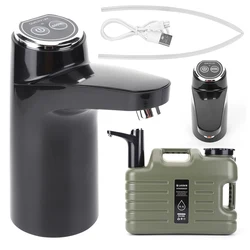 11L Outdoor Water Bin Large Capacity Camping Water Buckle with Faucet &USB Rechargeable Electric Water Pump Water Tank Dispenser