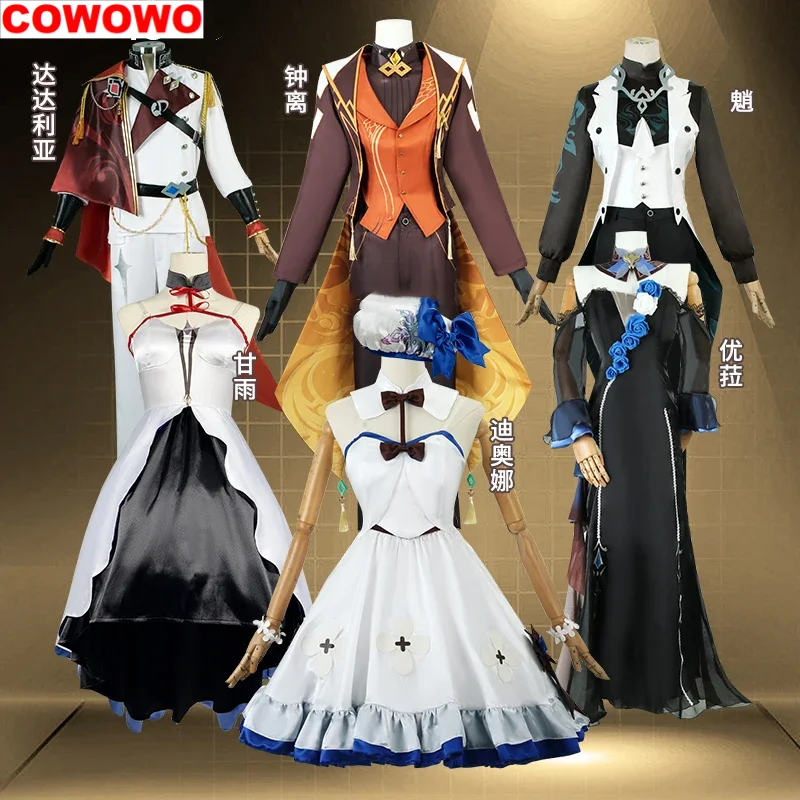 

COWOWO Genshin Impact Ganyu/Eula/Tartaglia/Xiao/Diona/Zhongli Symphony Concert Game Suit Cosplay Costume Halloween XS-3XL