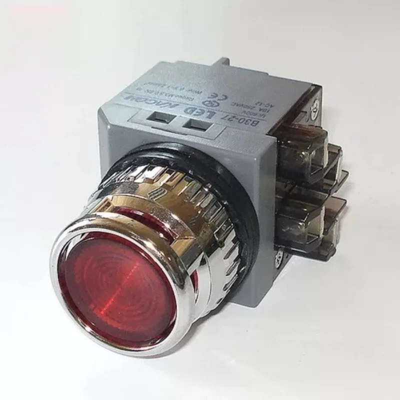 KACON reset button switch B25-27R mounting hole 25mm with light power start switch