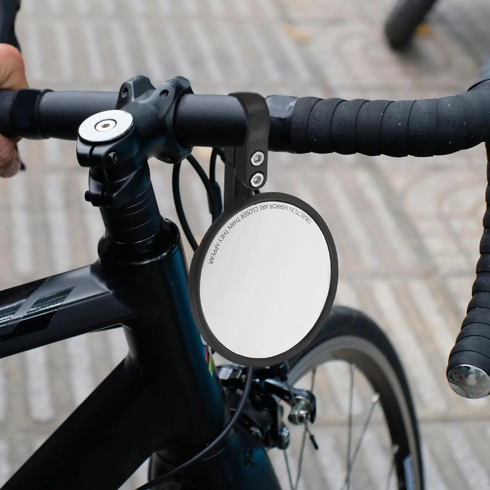 

2 шт. универсальных зеркал на руль для велосипеда и мотоцикла, компактные, легкие, для взрослых, для горных велосипедов