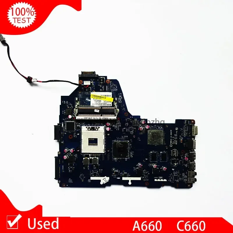 

Used Laptop Motherboard For Toshiba Satellite C660 A660 K000114920 PWWAA LA-6847P DDR3