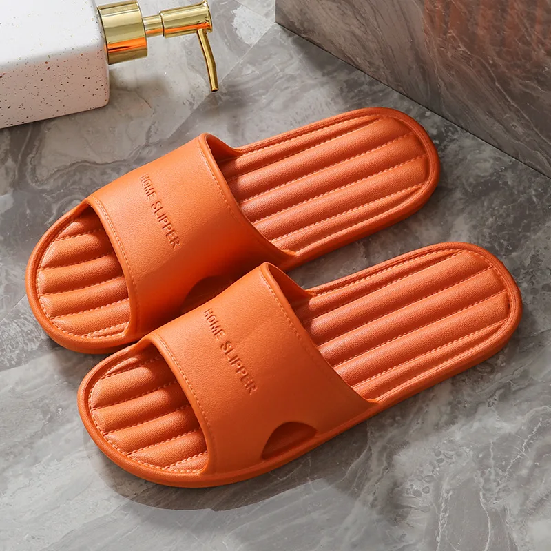 Women's Slippers for Women Summer Home Indoor Bath Non-Slip Home Bathroom Soft Bottom Home Couple Slippers for Women image 4