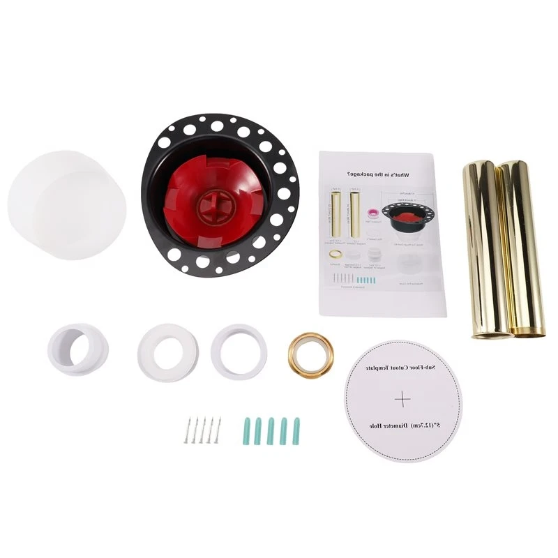B69C FR PVC Island Tub Drain Rough-In Kit 30 PSI Test For Noncombustible Buildings Fits 8- Or 10-Inch Joists