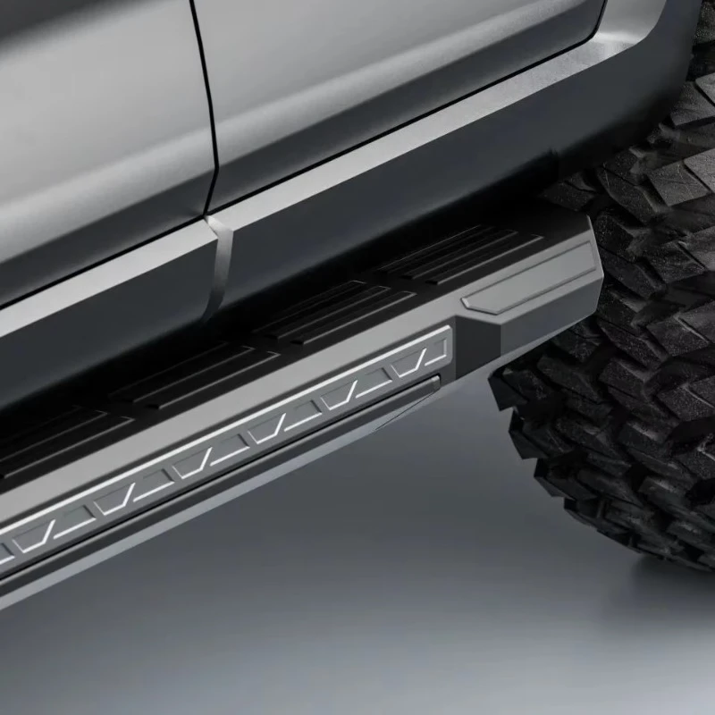 Off-Road Electric Side Steps - Long Version, Aluminum Alloy, All-Terrain Protection,