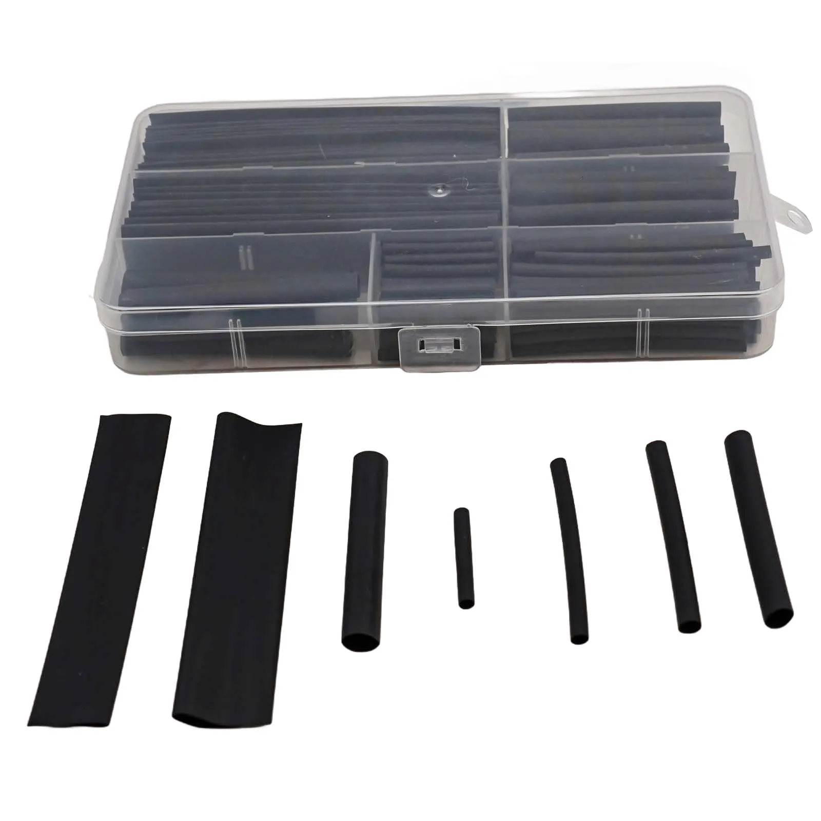 Car Wire Wrap Black Heatshrink High Universality Fitment Operating Temperature -55°C To +125°C Insulation Strength 15 KV/mm