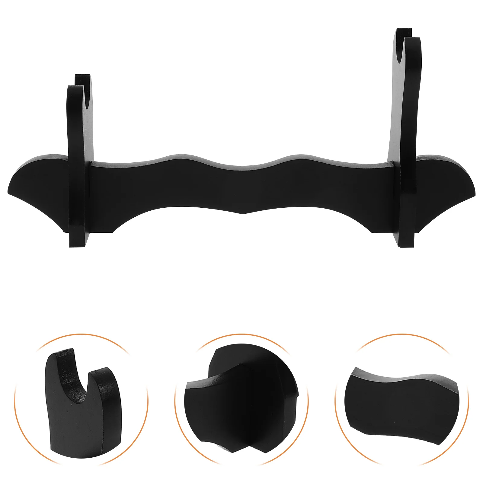 

1pc Sword Stand Holder Multi-Use Desktop Flute Display Stand Durable Storage Rack For Sword Ruler Home Decor Accessory