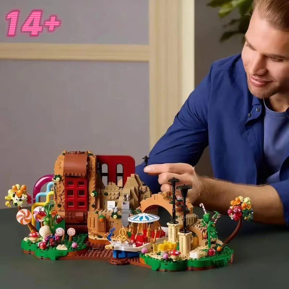 

2026 New 21360 the Chocolate Factory Building Blocks Classic Set Street View Bricks Assembly Toys Kids Christmas Gifts