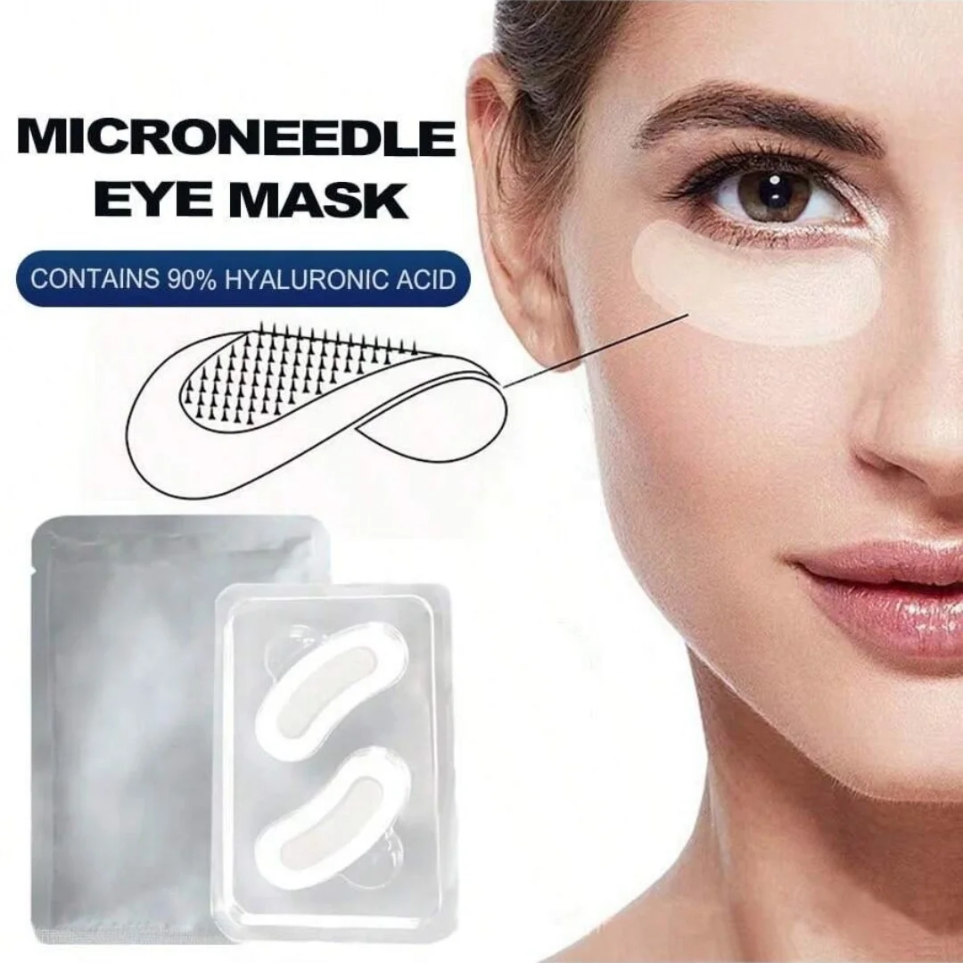 Ensemble de masques d'élimination des yeux et des points noirs, Nano micro-aiguilles, nettoyage en profondeur des pores, Patch de soins pour la peau du visage, élimine les lignes du nez, 10 + 4 pièces
