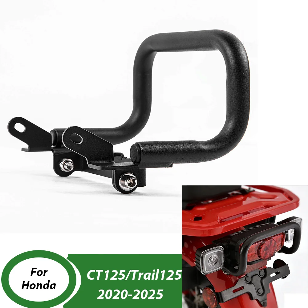 Motorcycle Anti-Crash Tail Light Bumper Pipe Protecor For Honda CT125 huntercub 125 2020-2025 Trail125 Rear Taillight Lamp Hoods