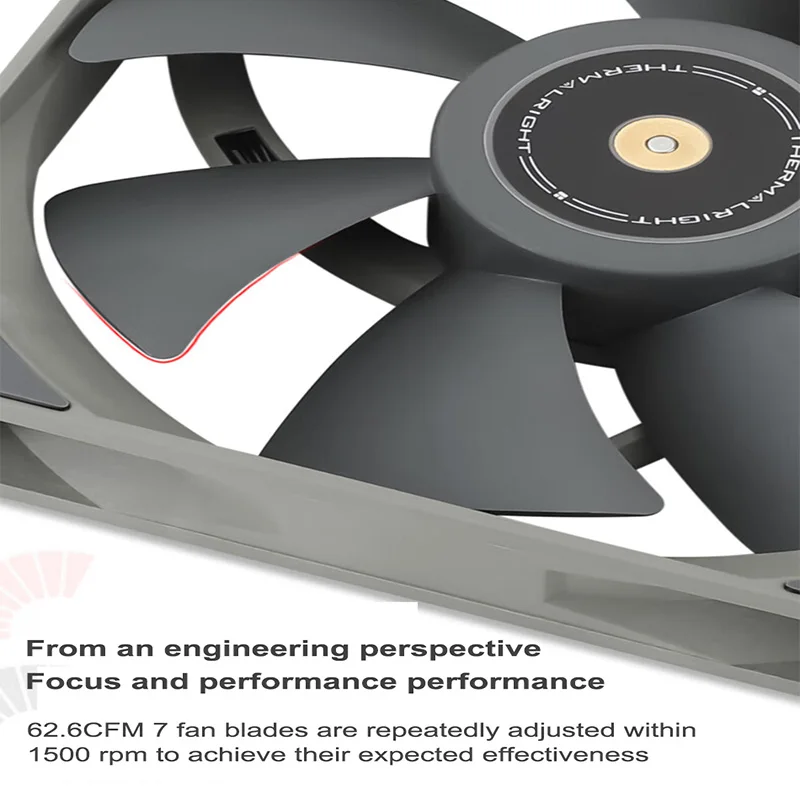 Thermalright TL-G12 120mm Silent-Balance Case Fan 4PIN PWM 1500RPM Performance CPU Cooler Fan