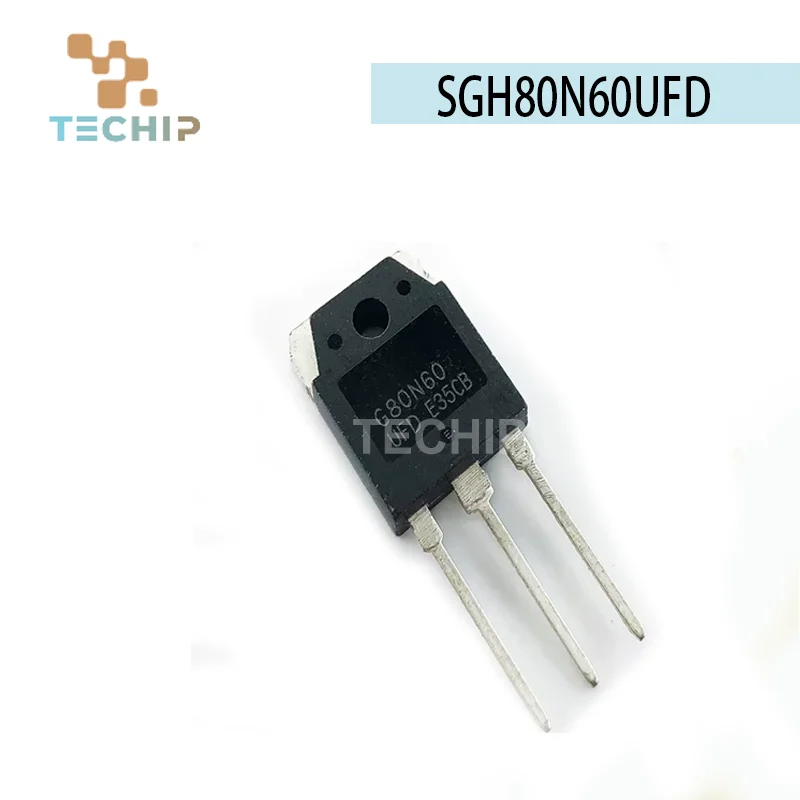 10pcs 100% New SGH80N60UFD SGH80N60 G80N60 80N60 G80N60UF TO-247 Chipset