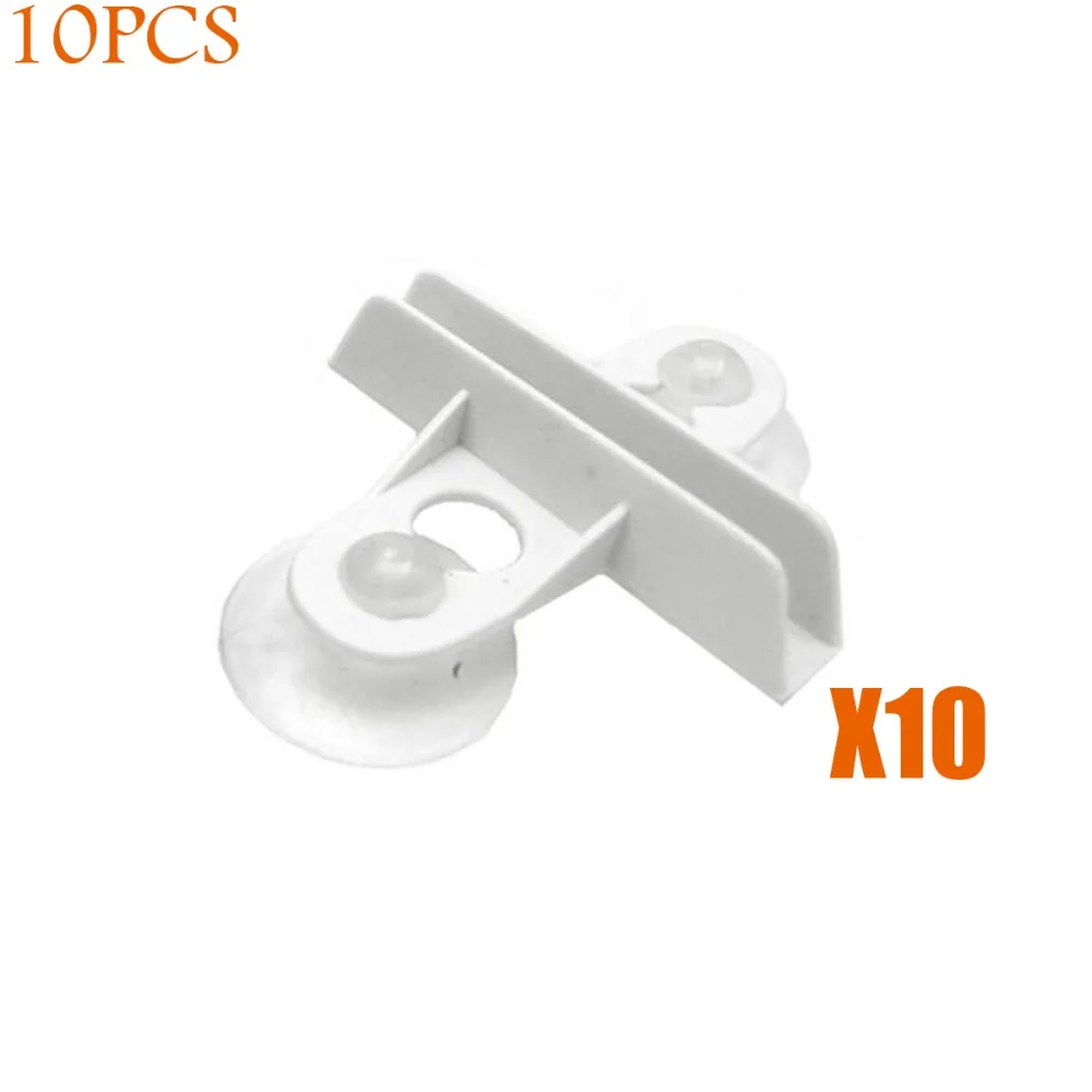 

White Divider Sheet Breeding Separation Fish Tank Isolation Clip Suction Cup Partition Glass Clamp