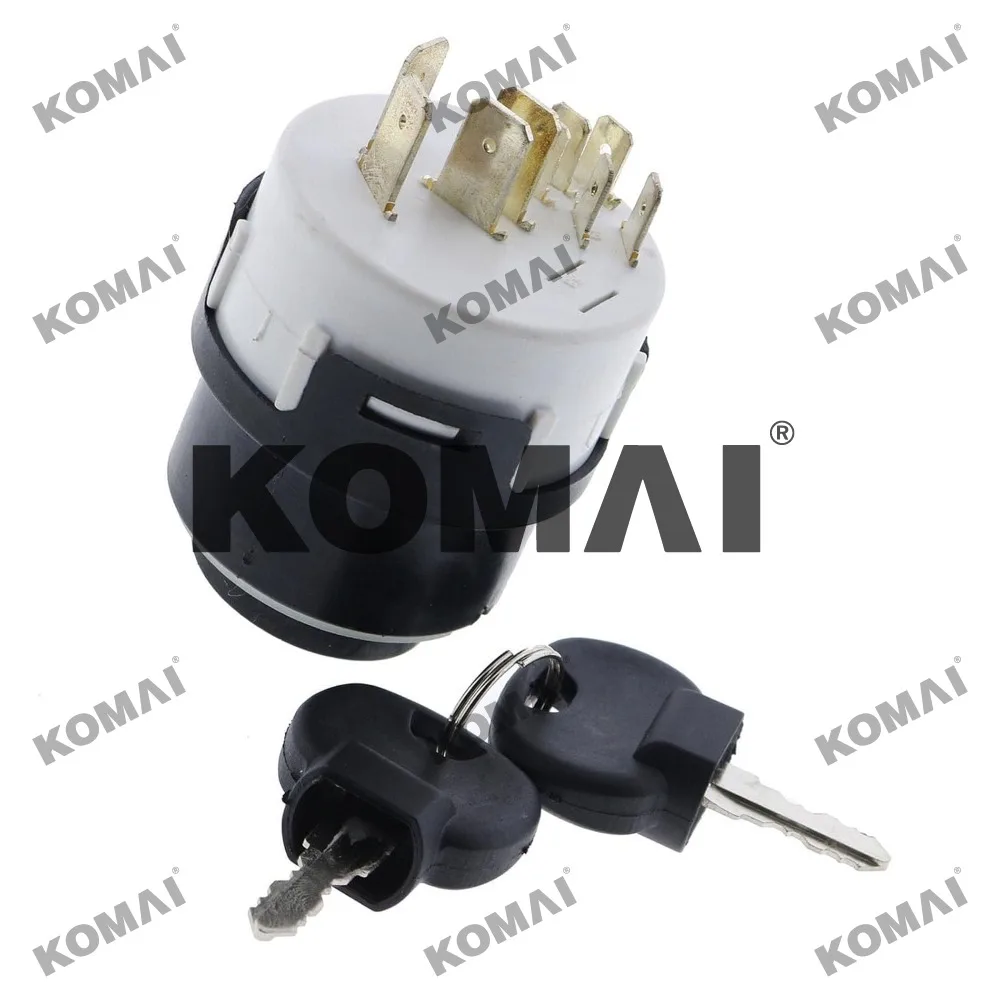 

XOJOX Geofrey Ignition Switch Keys 701/80184 85804674 50988 701-45500 for JCB Backhoe Loader ICX 208 2CX 210 212 3CX