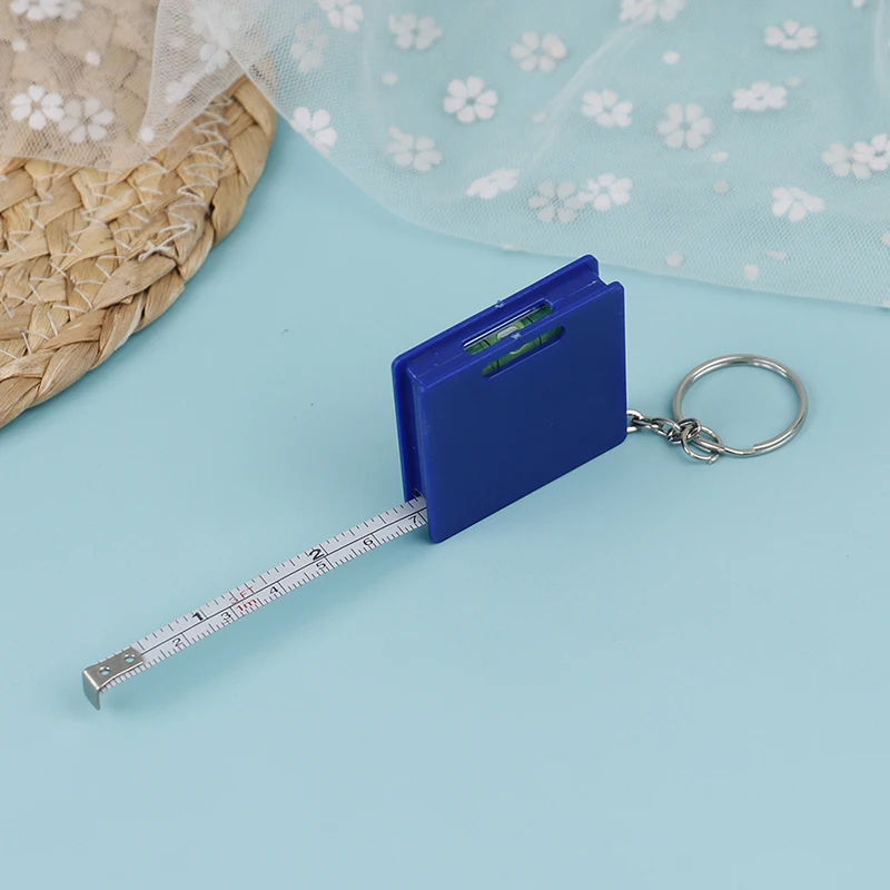 {NN72} Mini Tape Measure With Key Chain Portable Retractable Ruler Centimeter/Inch Tape Measure Soft Steel Ruler