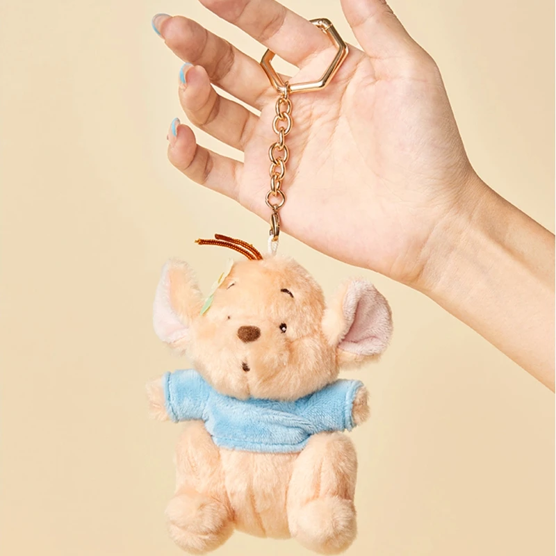 Miniso Little Kangaroo Roo أفخم قلادة دمية الكرتون لطيف الحيوان فتاة على ظهره قلادة الديكور صندوق هدايا عيد ميلاد غامض